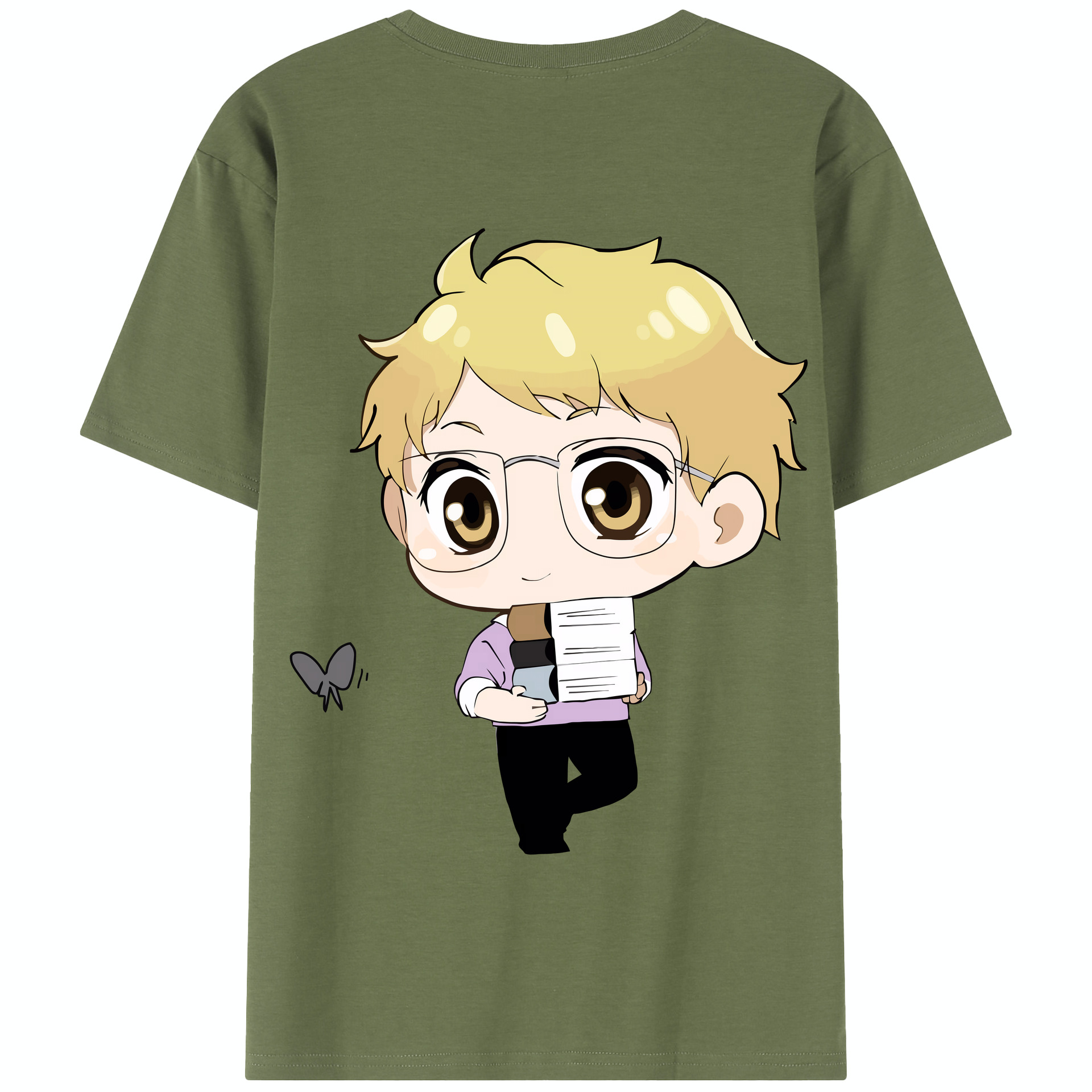 （画像用） ハイキュー!! Haikyu!! 綿100％半袖Tシャツ（背面プリント）